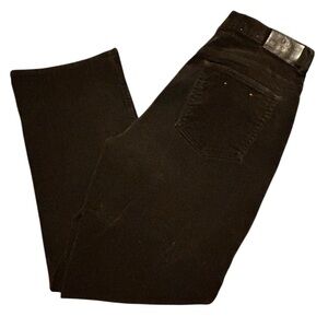 Ralph Lauren Jeans Co Women Classic Bootcut Corduroy Pant Women Size 16 Black